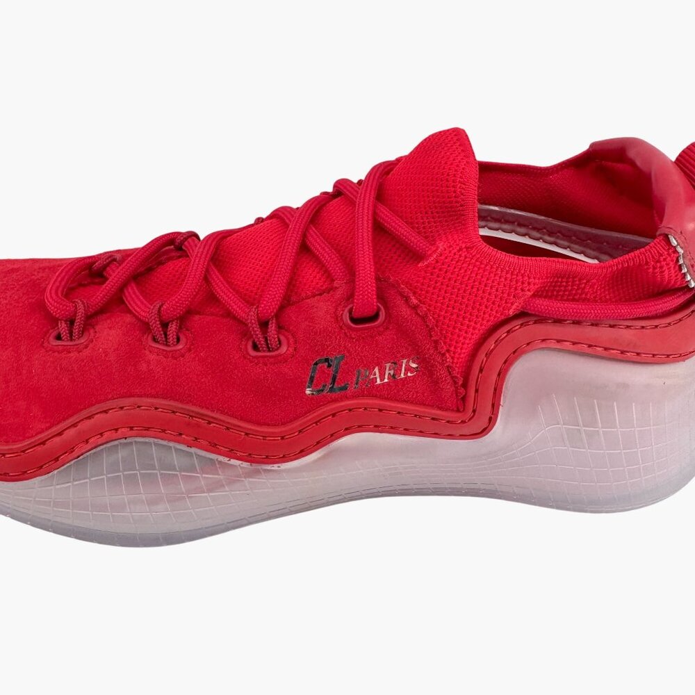 Christian Louboutin Arpoador Red Drawstring Sock … - image 8